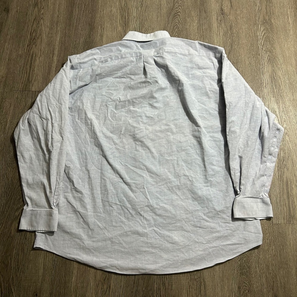 Brooks Brothers Button Down XXL Blue Madison Fit Non-Iron Stretch Long Sleeve - Picture 7 of 7